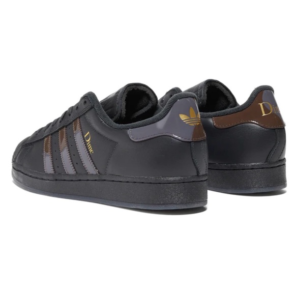 Adidas x Dime Superstar ADV Carbon Brown Skateboarding Sneakers - Picture 6 of 16
